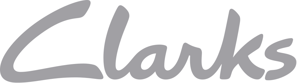 Clarks Logo - Clarks Slip On Shoes Size 7 (1000x279), Png Download