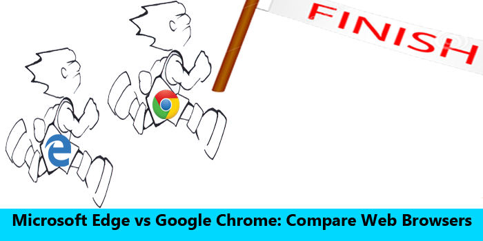 Microsoft Edge Vs Google Chrome - Google Chrome (700x350), Png Download