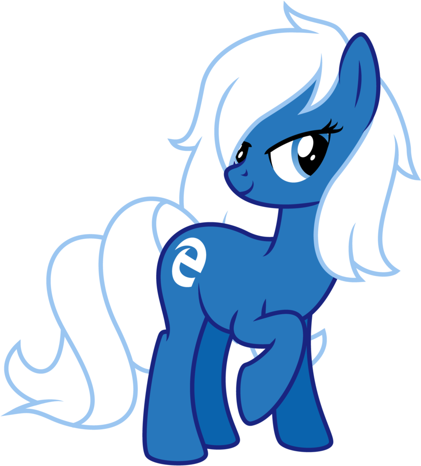 Ai Available, Artist - Microsoft Edge Pony (960x1024), Png Download