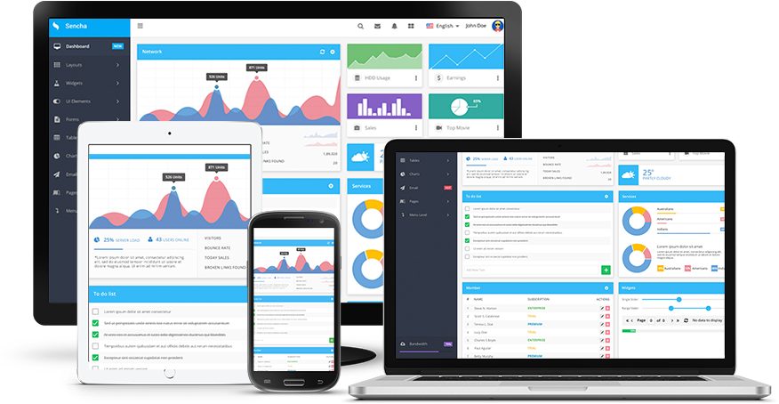 Sencha Ext Js - Sencha Extjs (888x492), Png Download