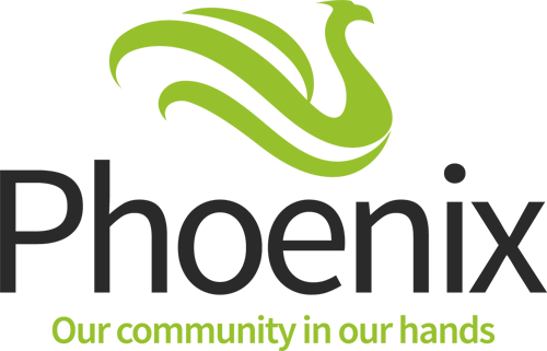 Phoenix Housing Logo (500x321), Png Download