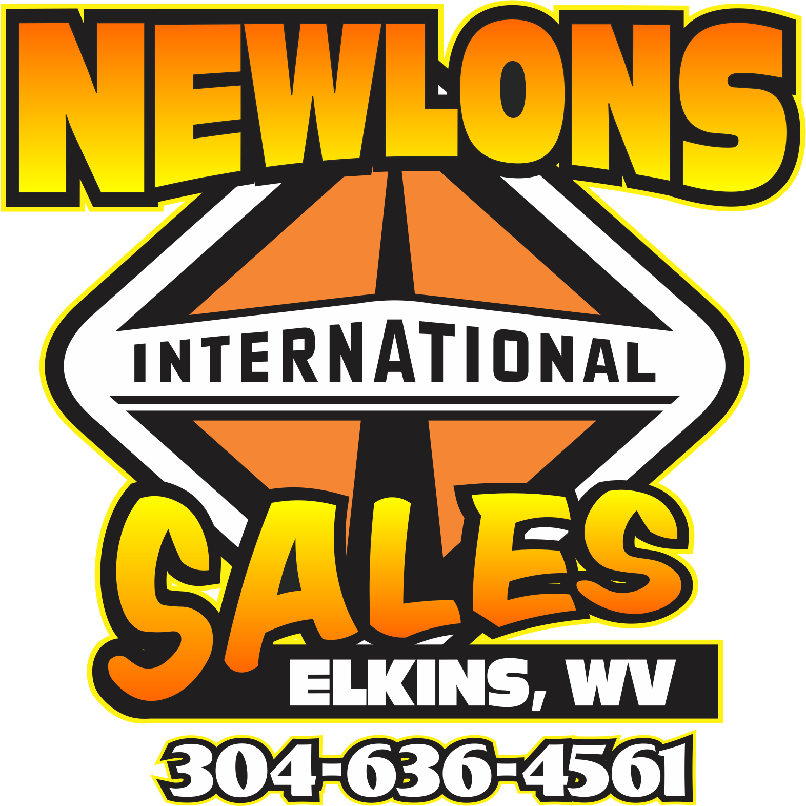 Newlons International Sales - International Truck (1572x1571), Png Download