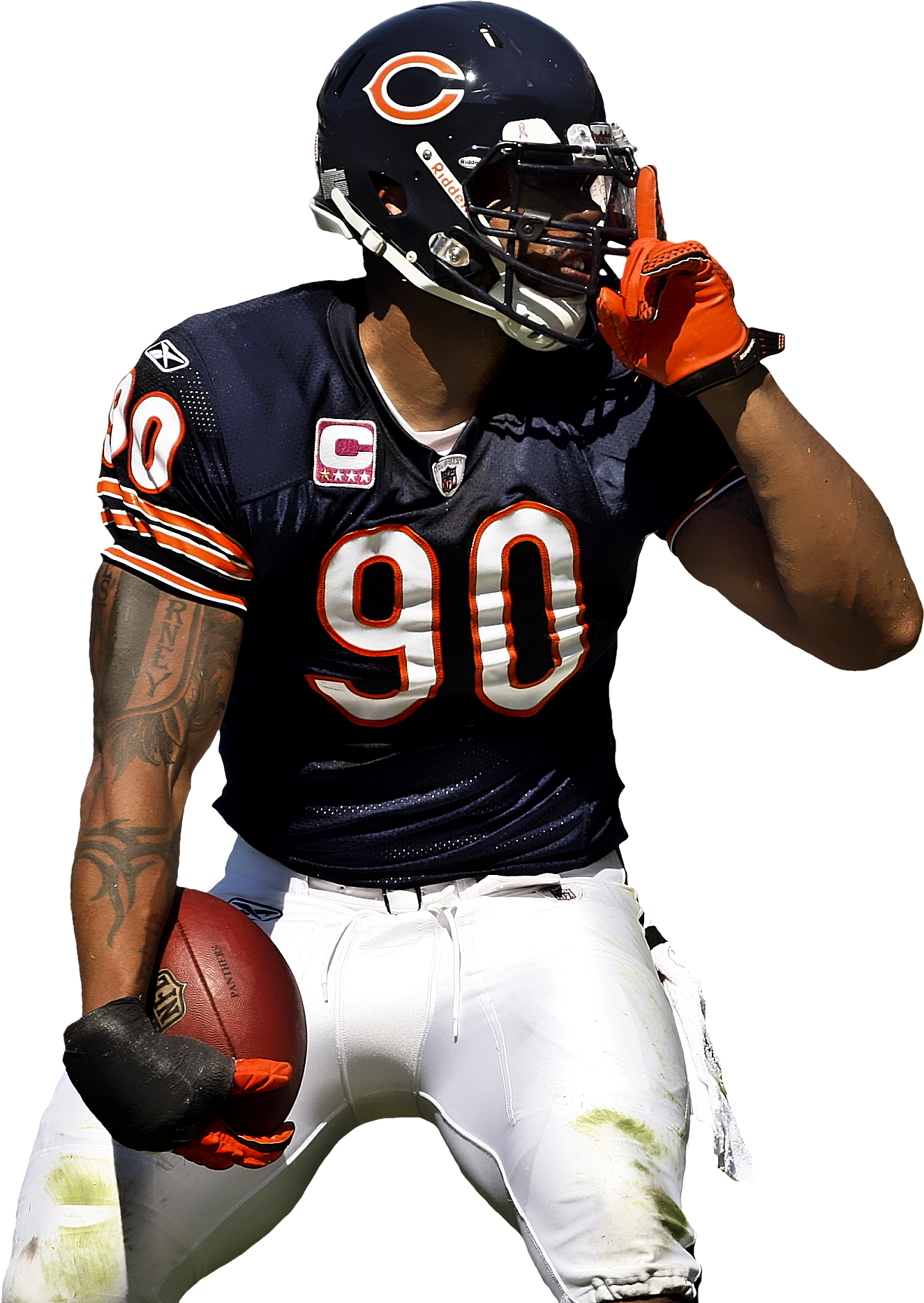 Chicago Bears Players Png Banner Download - Chicago Bears Players Png (1338x1874), Png Download