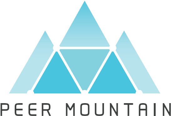 Peer Mountain Launches Smartcap Token Sale Model For - Peer Mountain Logo (850x450), Png Download