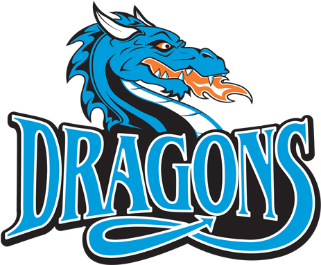 Blue Dragon Football Logo (500x404), Png Download