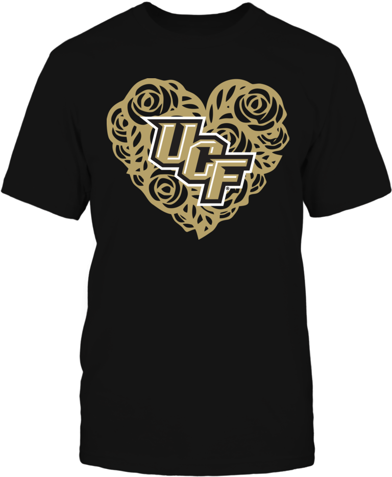 Ucf Knights Rose Heart T Shirt - Scrambler Ducati T Shirt (1000x1000), Png Download