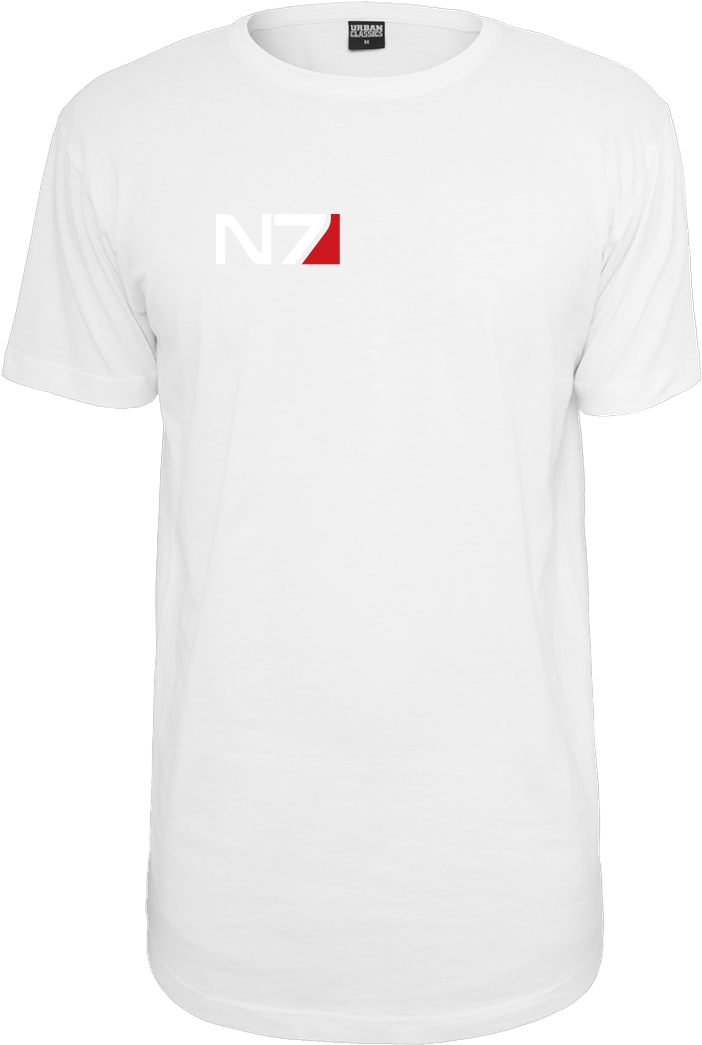 N7 Logo T-shirt Urban Classics Long Tee White - Mavic Air T Shirt (1044x1044), Png Download