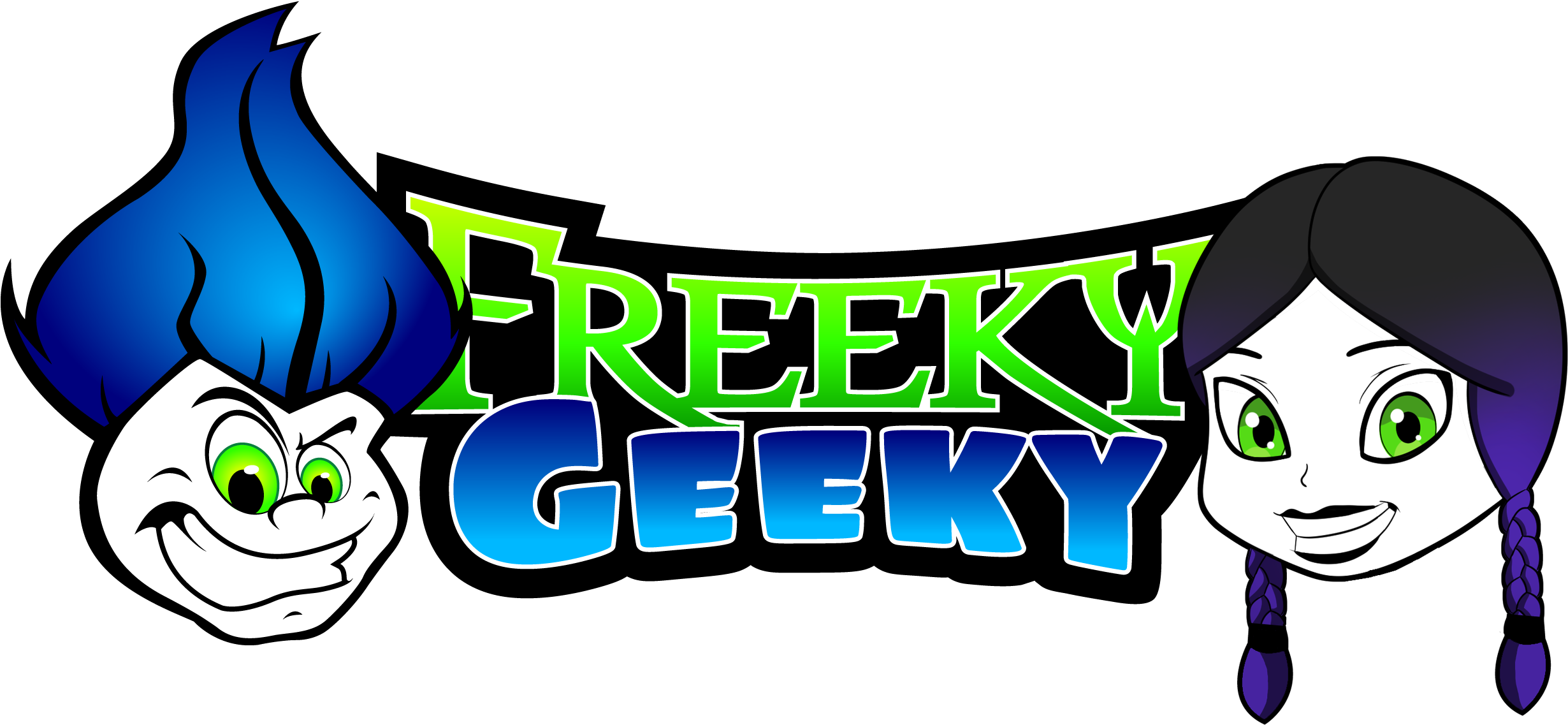 Freeky Geeky - Production (2516x1180), Png Download