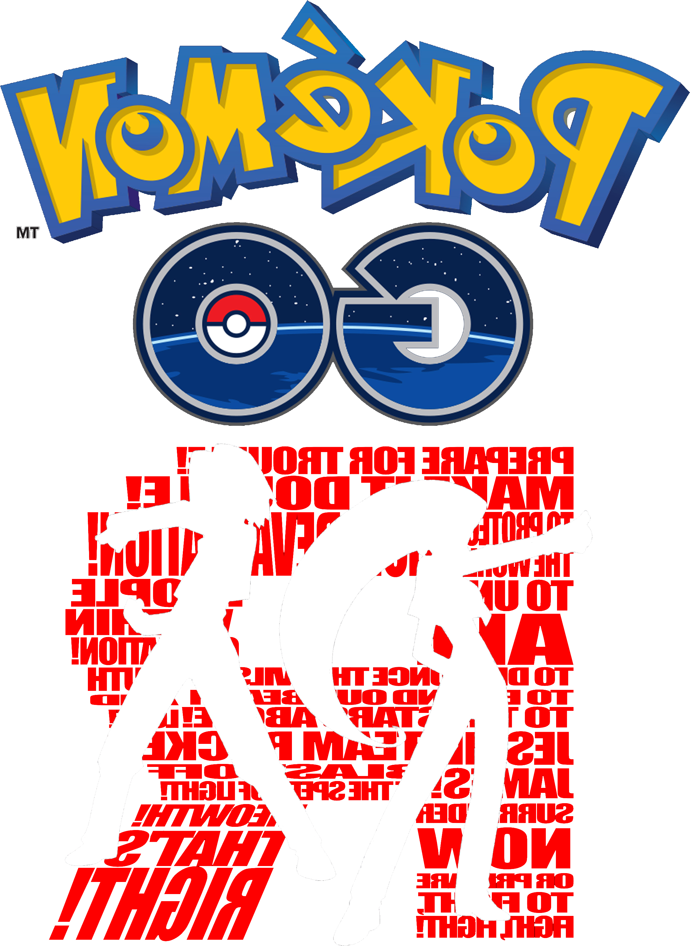 Pokemon Go Team Rocket/valor Iron On Transfers For - Pokemon Go (2550x3300), Png Download