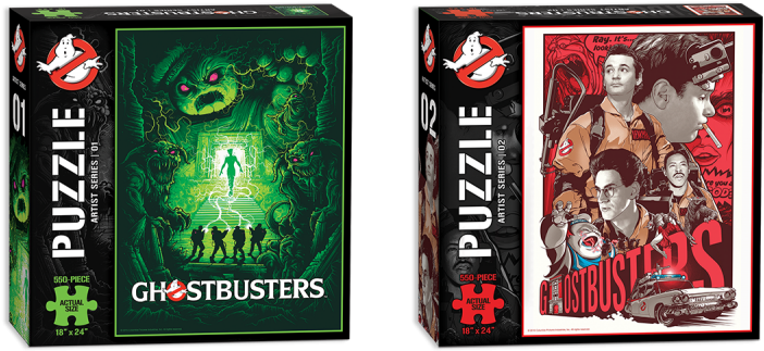 Ghostbusters Artist Series 01 Puzzle - Puzzle Ghostbusters (800x409), Png Download