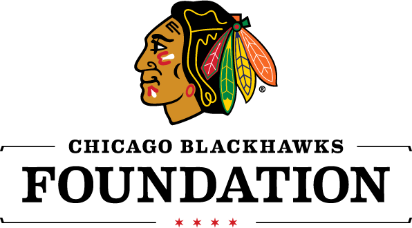 Blackhawks Foundation - Chicago Blackhawks Foundation Logo (596x330), Png Download