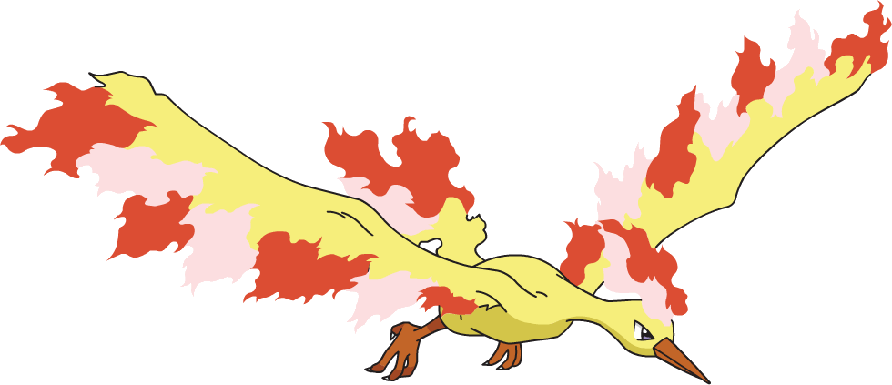 146moltres Ag Anime - Pokemon Moltres (980x423), Png Download