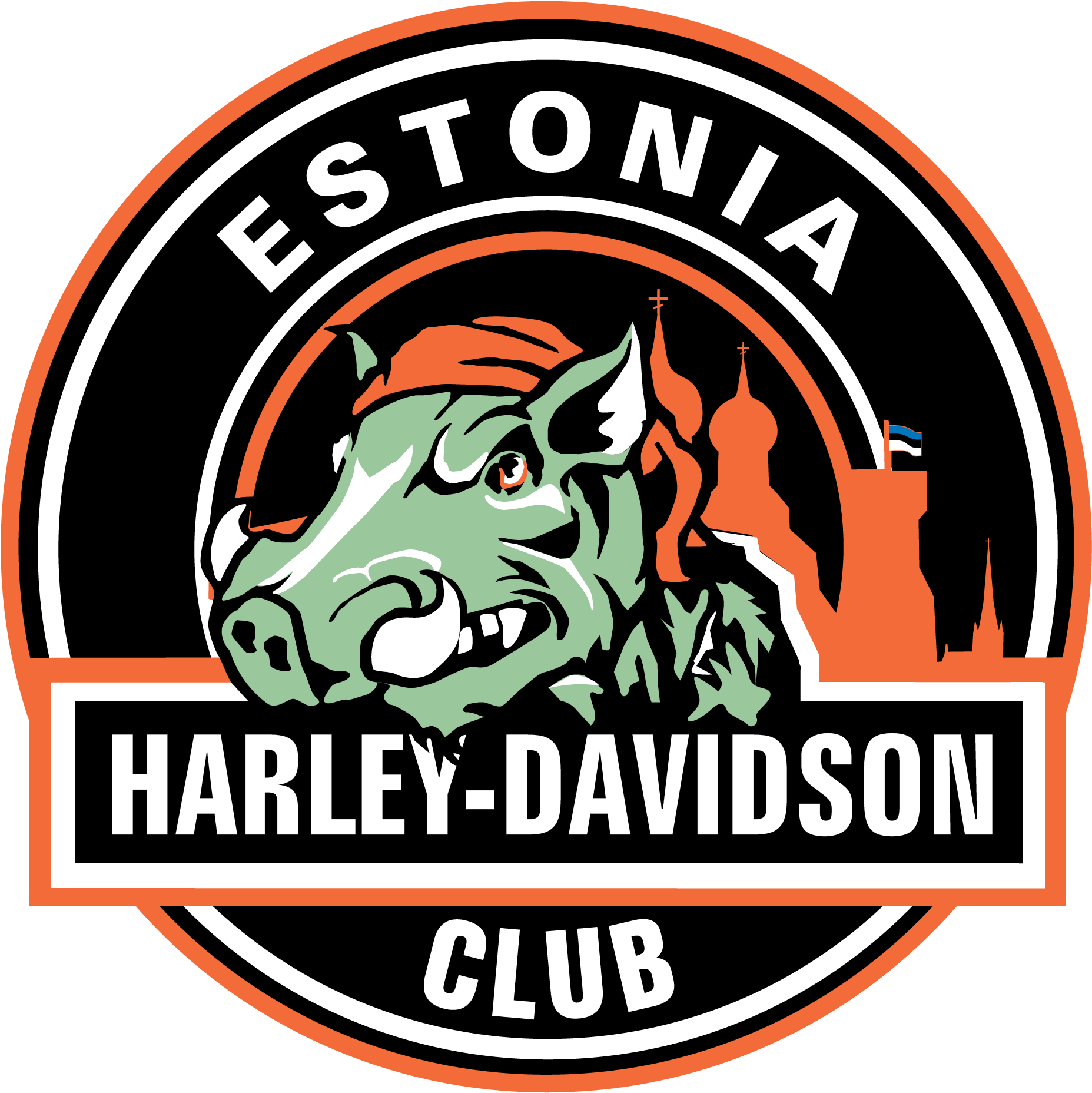 Harley Davidson Club Estonia Estonian Harley Davidson - Harley Davidson Estonia (2000x2000), Png Download