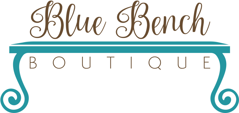 Blue Bench Boutique - Calligraphy (800x403), Png Download