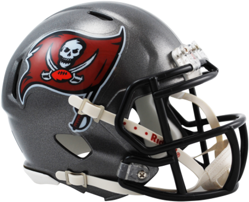 Tampa Bay Buccaneers Nfl Mini Speed Football Helmet (552x536), Png Download