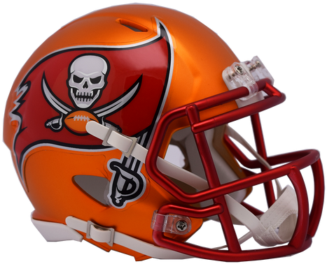 Tampa Bay Buccaneers Riddell Speed Mini Helmet - Tampa Bay Buccaneers Football Helmet (500x419), Png Download