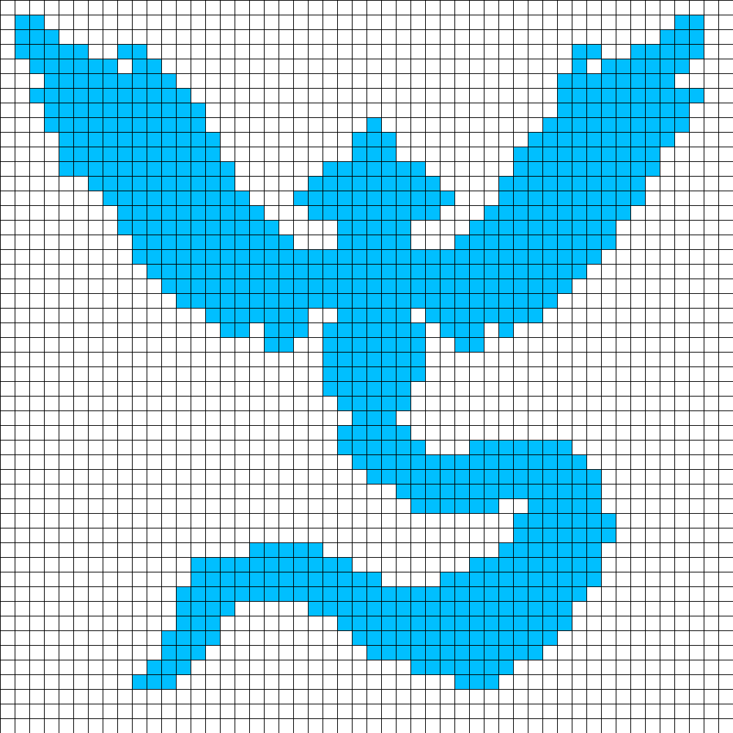 Team Mystic Perler Bead Pattern / Bead Sprite - Bead (1050x1050), Png Download