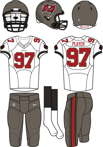 Tampa Bay Buccaneers - Jacksonville Jaguars Alternate Uniforms (349x495), Png Download