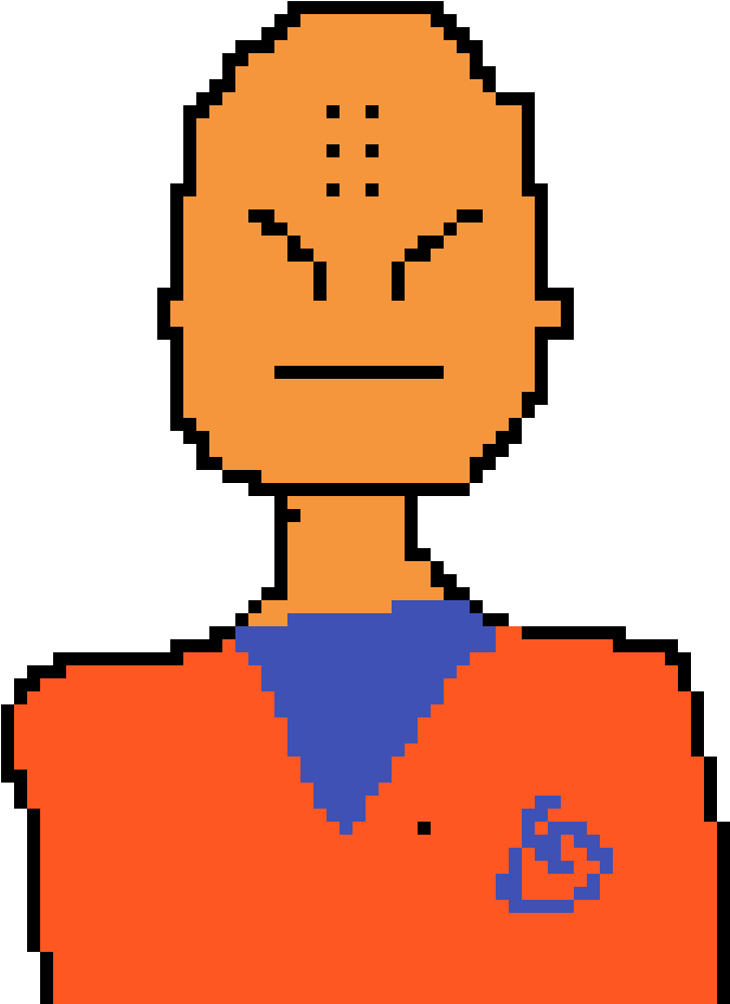 Krillin - Cartoon (1200x1200), Png Download