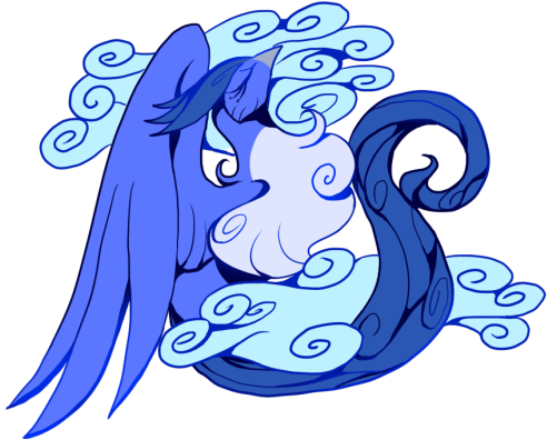 Team Mystic All The Way - Illustration (500x434), Png Download