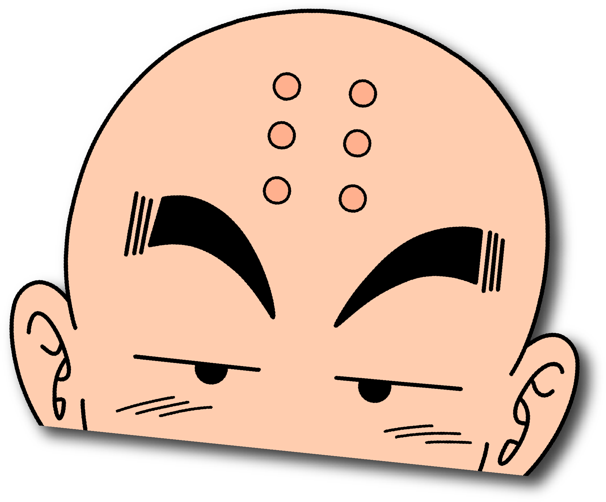 Image Of Krillin (2204x1805), Png Download