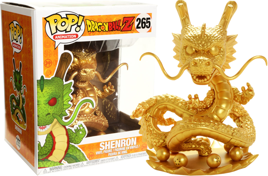 Shenron - Shenron Funko Pop Gold (480x316), Png Download