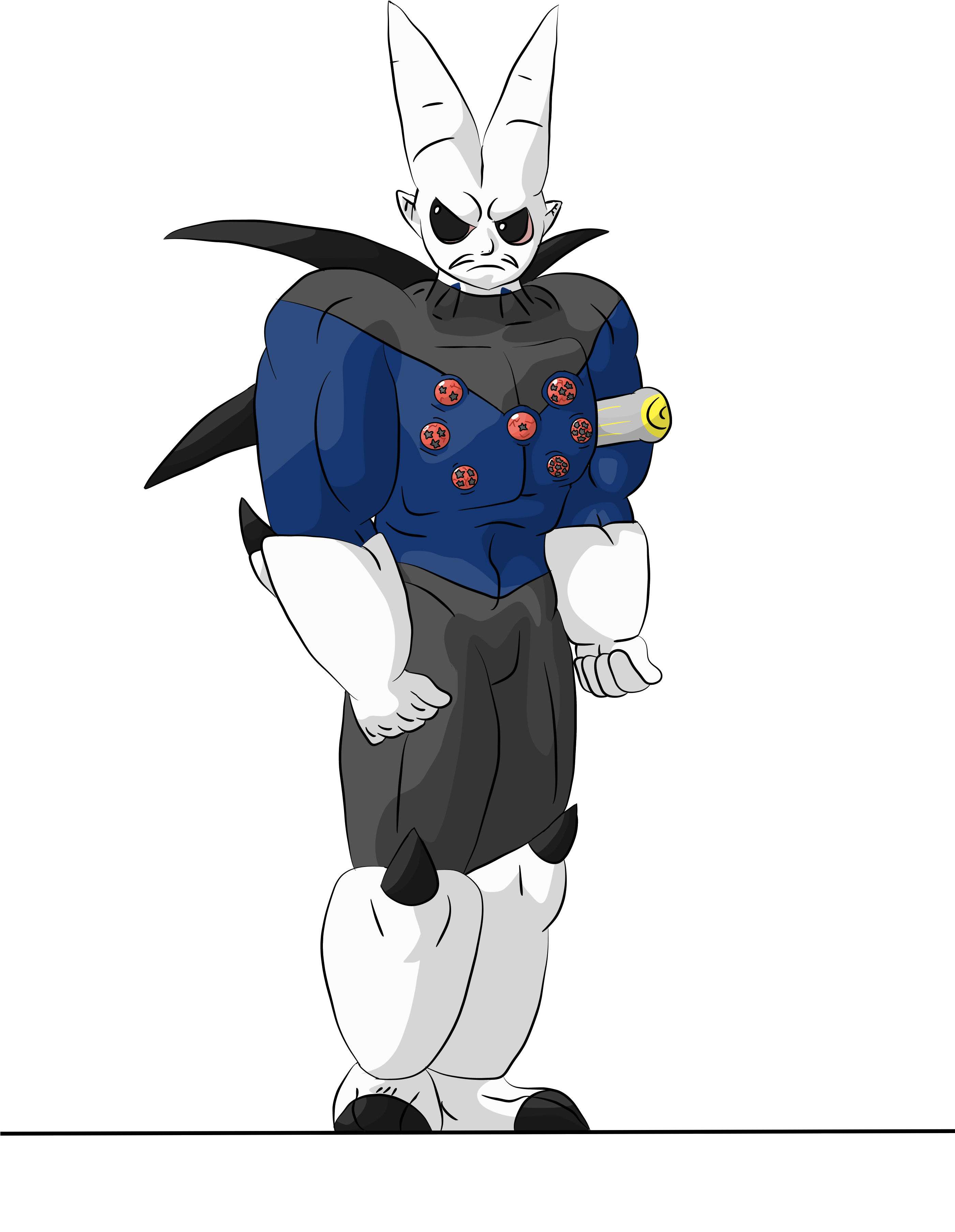 Fanart[oc] The Final Boss Fusion, Omega Jiron - Cartoon (2800x3700), Png Download