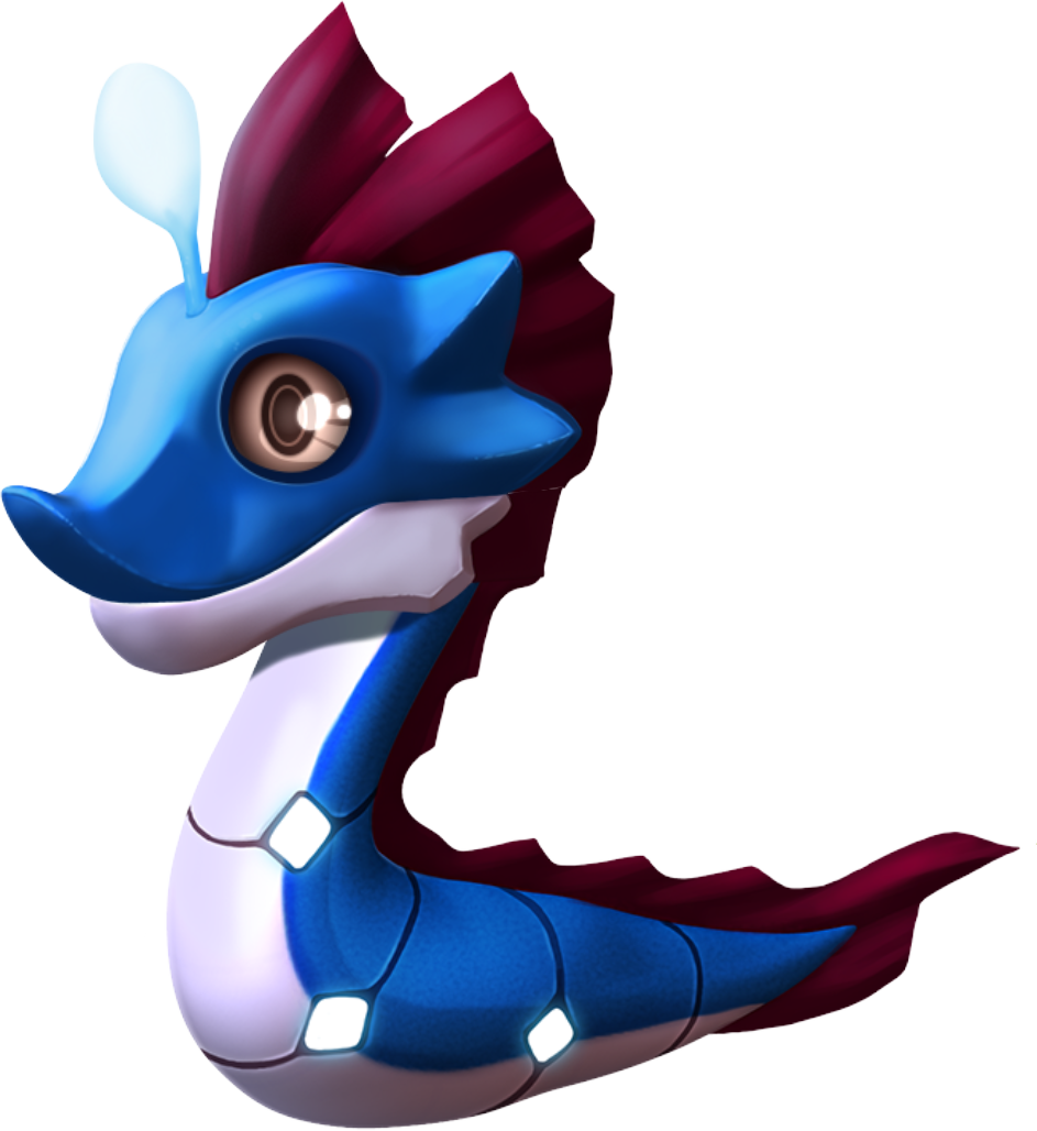 Seahorse Dragon Baby - Seahorse (943x1028), Png Download