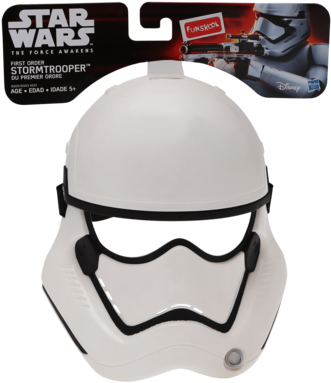 Boys Star Wars Stormtrooper Mask - Star Wars (340x510), Png Download