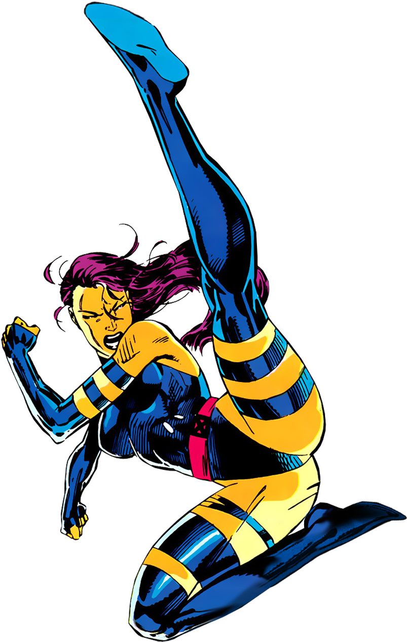 Click To Edit - X Men Comics Psylocke (1011x1317), Png Download