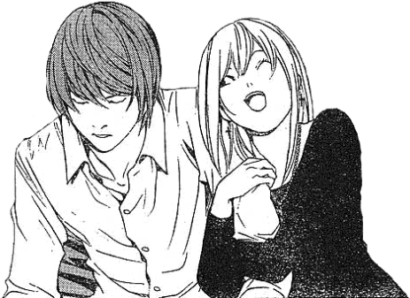 Download That's The Reason I Love - Light Misa Manga - Full Size PNG