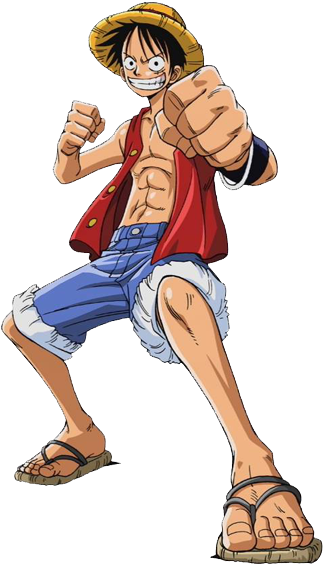 Monkey D - Luffy - One Piece Luffy Feet (331x572), Png Download