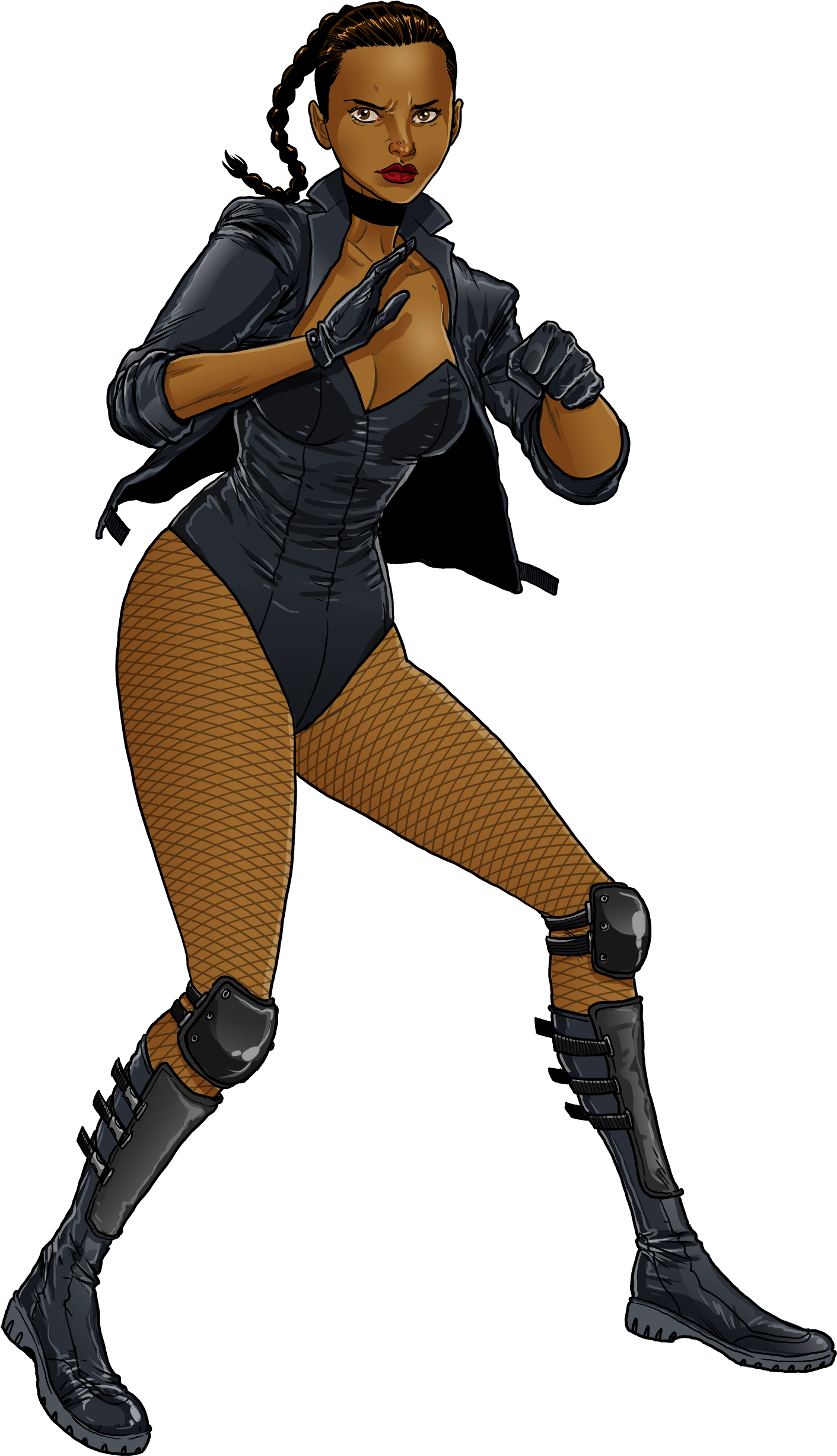 -in The 52 Multiverse, Black Canary Is African American, - Cartoon (2160x2880), Png Download