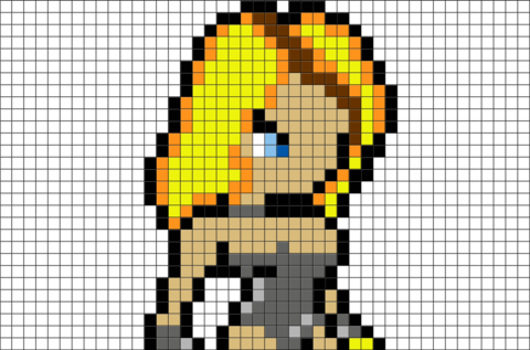 Easy Pixel Arts Chibi (480x317), Png Download