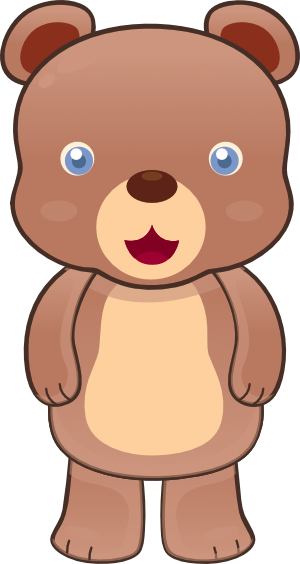 Ours - Voleibol De Animales Animados (300x564), Png Download