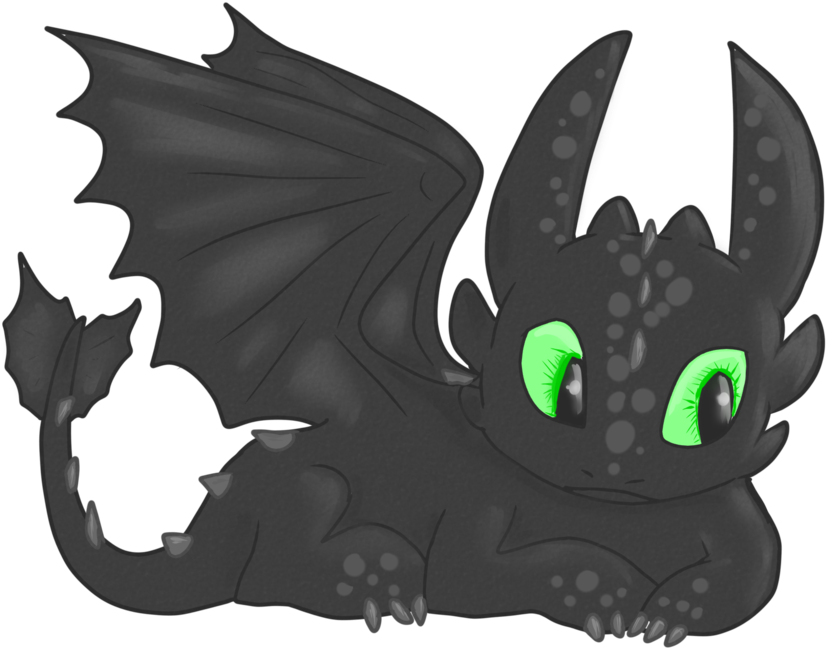 Baby Toothless By Galactic - Night Fury Baby Png (1024x768), Png Download