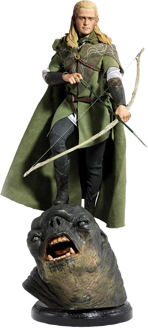 Legolas Luxury Edition Sixth Scale Figure - Lord Of The Rings Action Figures Legolas (480x1065), Png Download