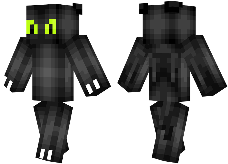 Toothless - Minecraft Skins Of Dragons (804x576), Png Download