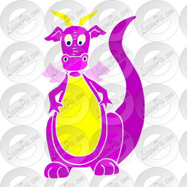 Dragon Clipart Stencil - Dragon (380x380), Png Download