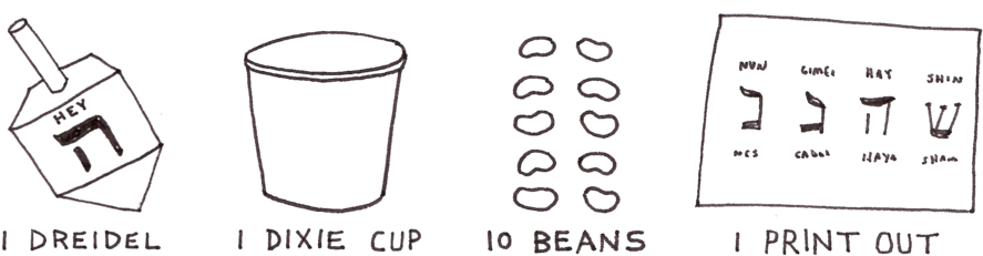 Dreidel Supplies - Dreidel (1000x299), Png Download