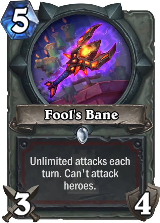 Fool's Bane - Fool's Bane Hearthstone (567x811), Png Download