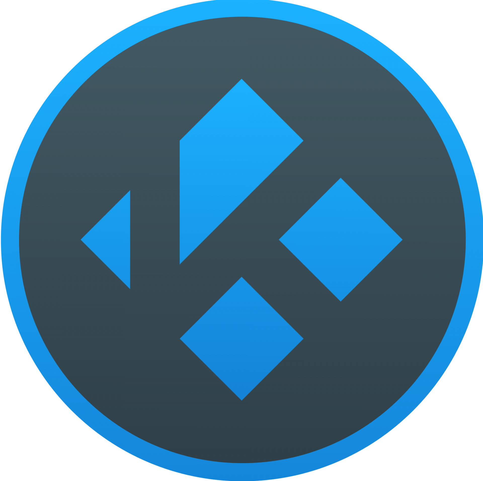 Cropped-kodi Logo - Logos Kodi Circle (1920x1913), Png Download