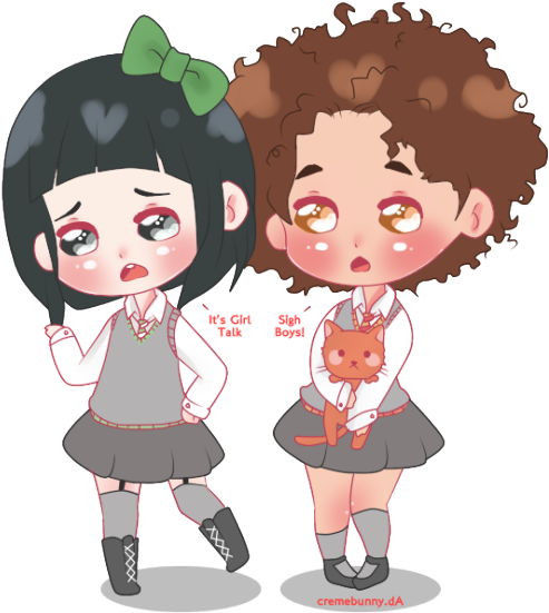 Ehehe Im At Work I Felt Like Drawing Poofyhair, So - Pansy Parkinson Chibi (500x594), Png Download