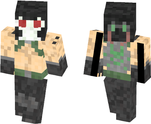 Dc Skin Instruction - Minecraft Skin Do Loki (584x497), Png Download
