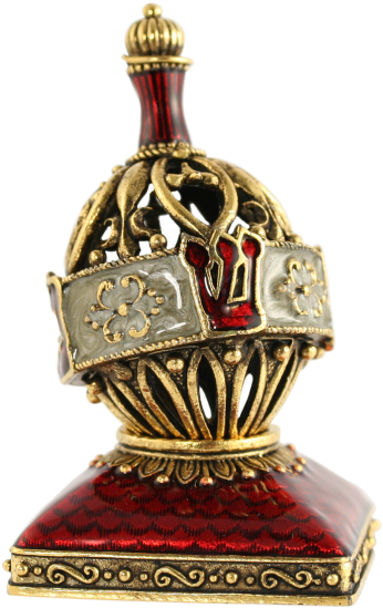 Quest Gifts And Design Oval Dreidel With Stand Red (800x800), Png Download