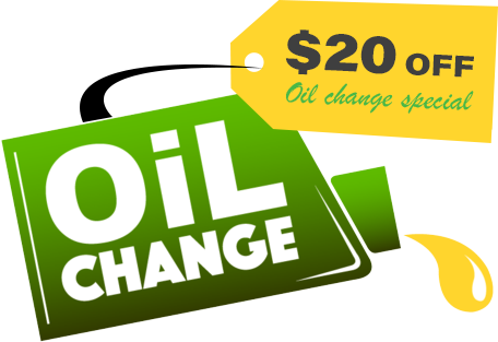 Oilchange Special Graphic - Ride-way Auto Service & Tire Shop (456x313), Png Download