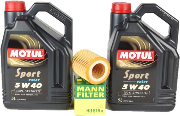 Oil Change Kit - Motul Motor Oil - Sport Series 103048 (800x800), Png Download