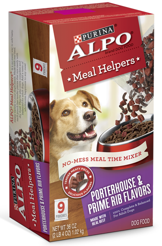 Purina Alpo Meal Helpers Moist Dog Food $1 - Purina Alpo Meal Helpers Dog Food (325x493), Png Download