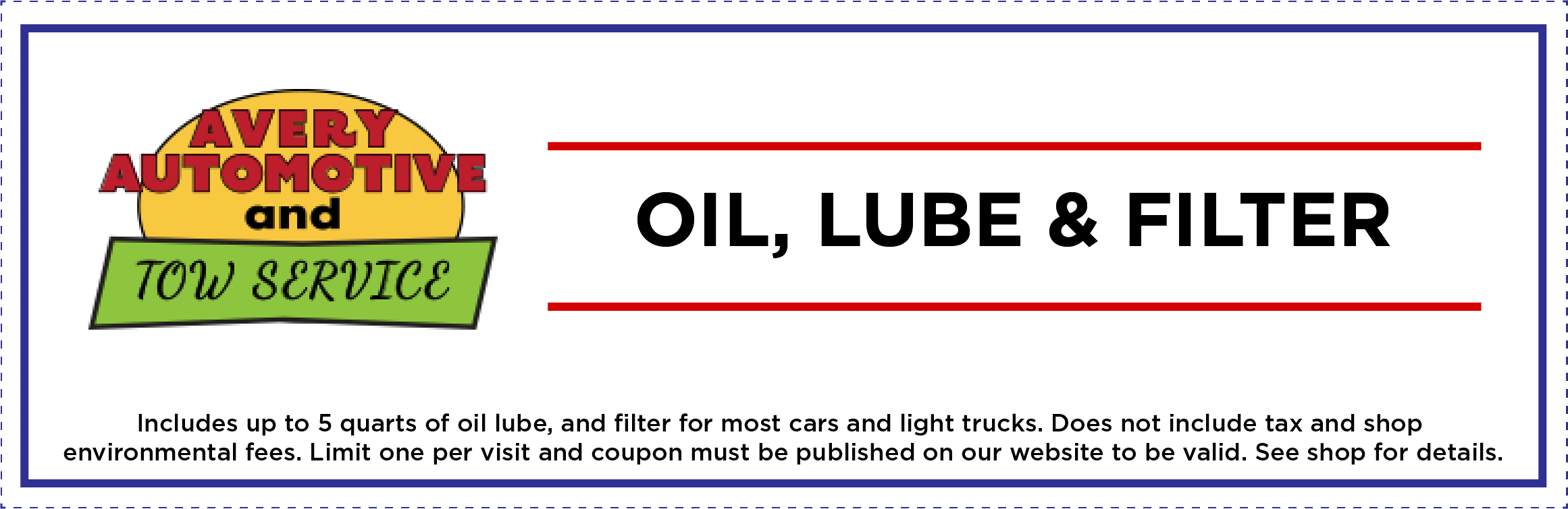 Includes Up To 5 Quarts Of Oil Lube, And Filter For - Asset (2322x755), Png Download