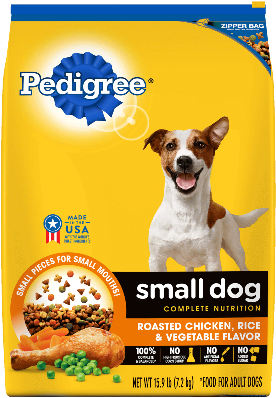 Pedigree Small Dog Complete Nutrition Roasted Chicken, - Pedigree Small Dog Food (300x400), Png Download